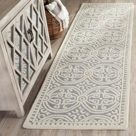 safavieh clearance cambridge cam123d silver rug