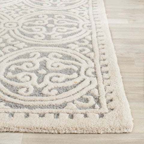 safavieh clearance cambridge cam123d silver rug