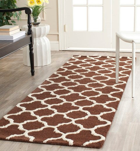 safavieh clearance cambridge cam130h dark brown rug