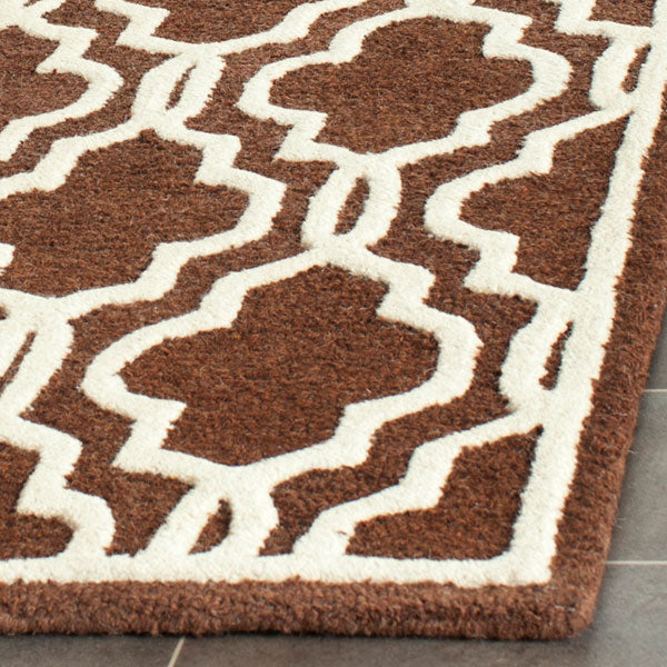safavieh clearance cambridge cam131h dark brown rug