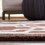 safavieh clearance cambridge cam131h dark brown rug