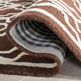 safavieh clearance cambridge cam131h dark brown rug