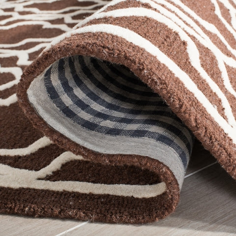 safavieh clearance cambridge cam131h dark brown rug