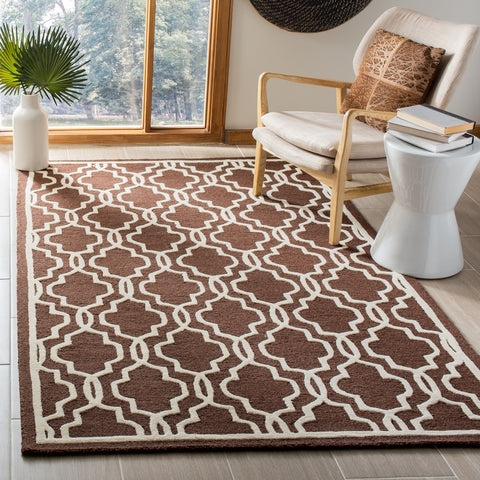 safavieh clearance cambridge cam131h dark brown rug
