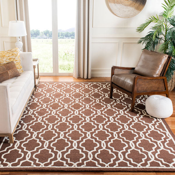 safavieh clearance cambridge cam131h dark brown rug