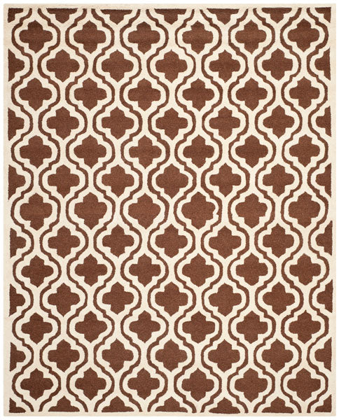 safavieh clearance cambridge cam132h dark brown rug
