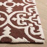 safavieh clearance cambridge cam133h dark brown rug