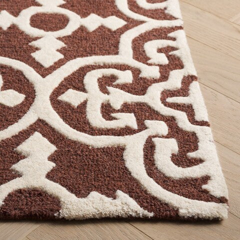 safavieh clearance cambridge cam133h dark brown rug