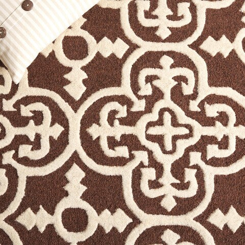 safavieh clearance cambridge cam133h dark brown rug