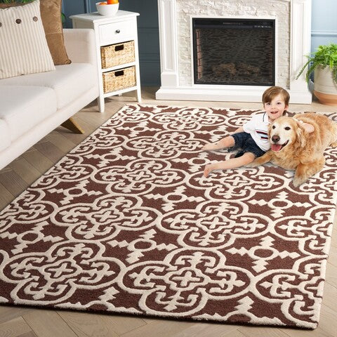 safavieh clearance cambridge cam133h dark brown rug