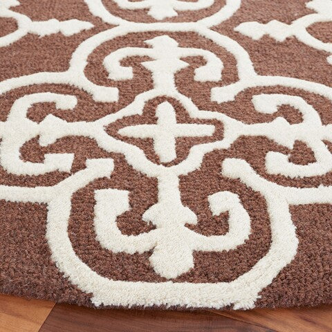 safavieh clearance cambridge cam133h dark brown rug