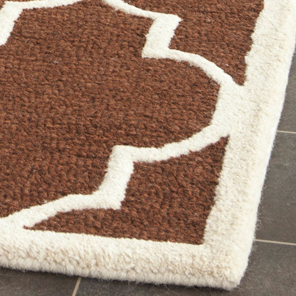 safavieh clearance cambridge cam134h dark brown rug