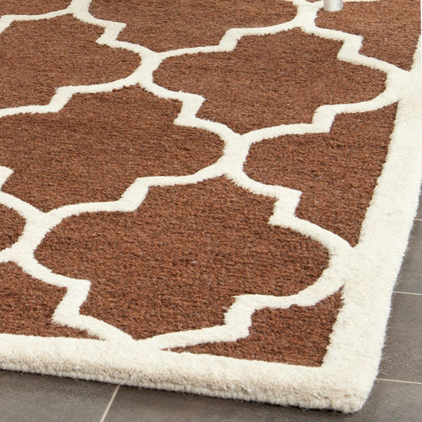 safavieh clearance cambridge cam134h dark brown rug