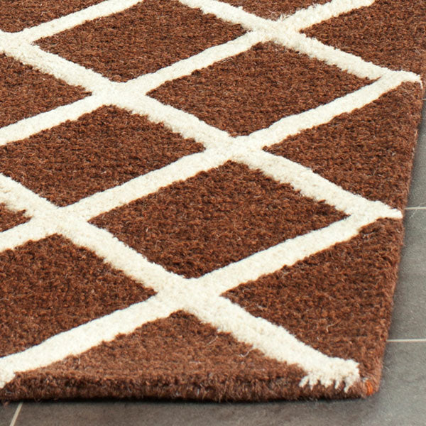safavieh clearance cambridge cam135h dark brown rug