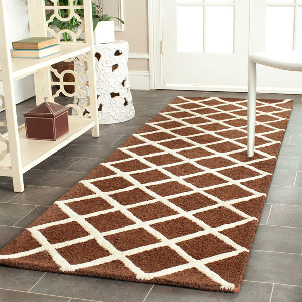 safavieh clearance cambridge cam135h dark brown rug