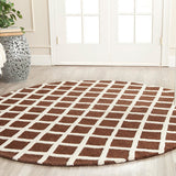 safavieh clearance cambridge cam135h dark brown rug