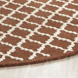 safavieh clearance cambridge cam137h dark brown rug