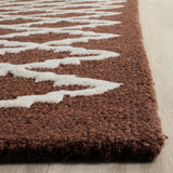 safavieh clearance cambridge cam137h dark brown rug