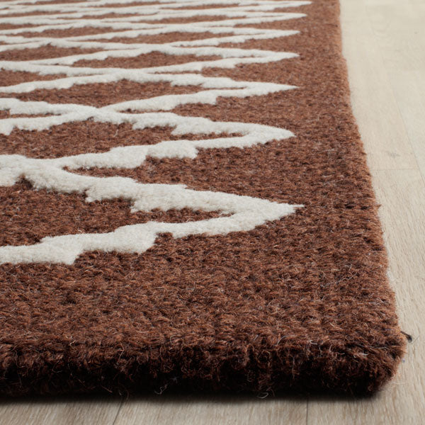 safavieh clearance cambridge cam137h dark brown rug
