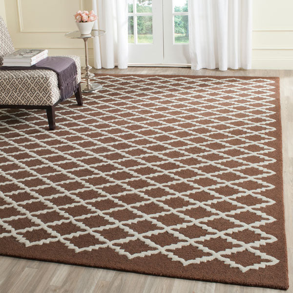 safavieh clearance cambridge cam137h dark brown rug