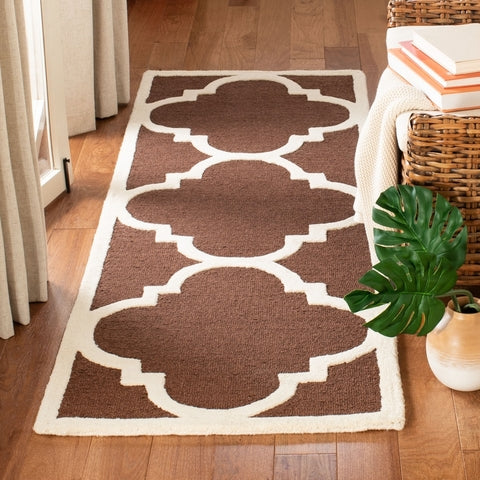 safavieh clearance cambridge cam140h dark brown rug