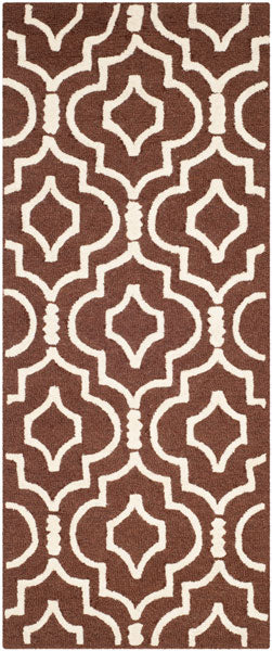 safavieh clearance cambridge cam141h dark brown rug