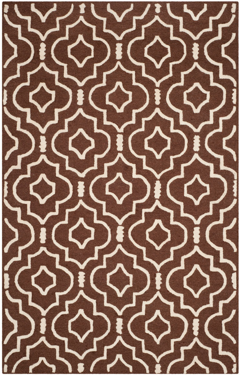 safavieh clearance cambridge cam141h dark brown rug