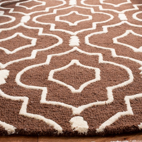 safavieh clearance cambridge cam141h dark brown rug
