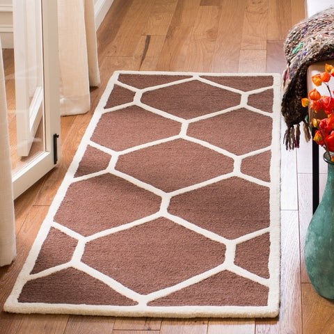 safavieh clearance cambridge cam144h dark brown rug
