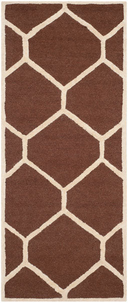 safavieh clearance cambridge cam144h dark brown rug
