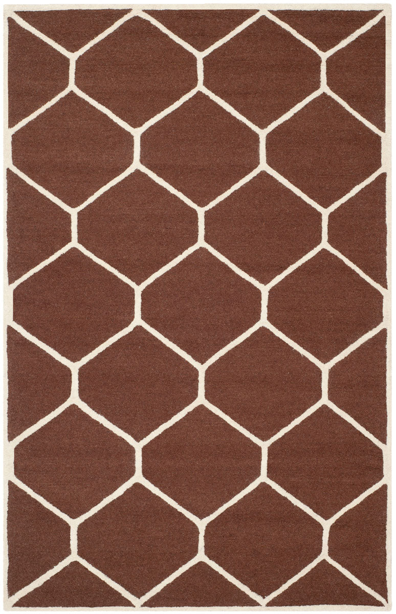 safavieh clearance cambridge cam144h dark brown rug