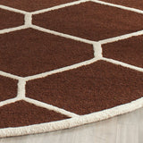 safavieh clearance cambridge cam144h dark brown rug