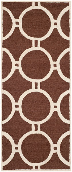 safavieh clearance cambridge cam145h dark brown rug