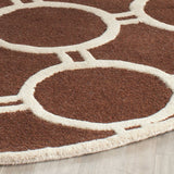 safavieh clearance cambridge cam145h dark brown rug