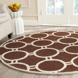 safavieh clearance cambridge cam145h dark brown rug