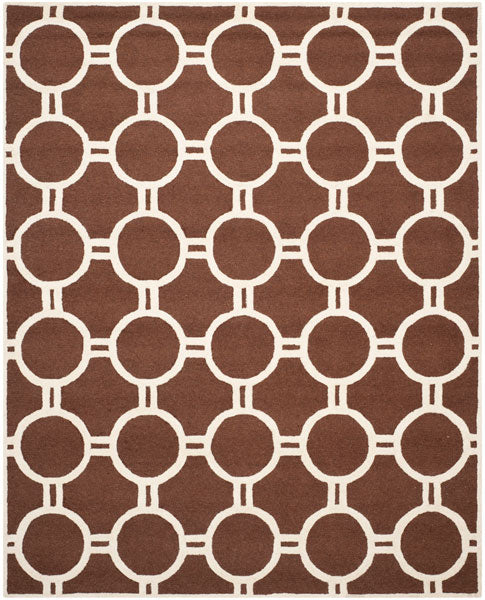 safavieh clearance cambridge cam145h dark brown rug