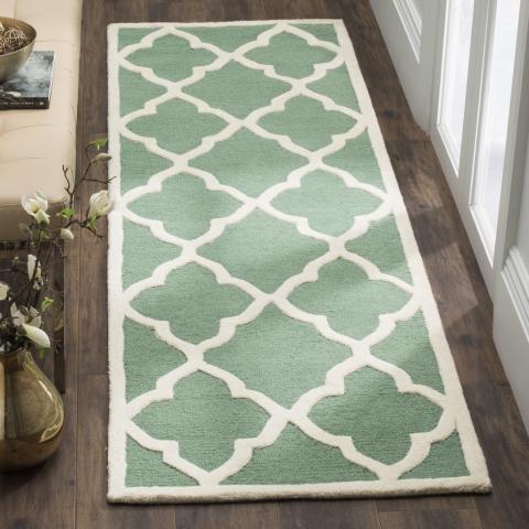 safavieh clearance cambridge cam312t teal green rug