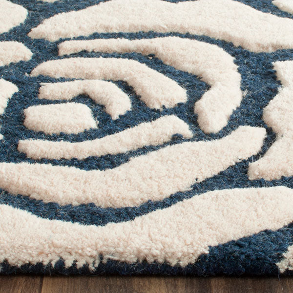 safavieh clearance cambridge cam782m navy rug