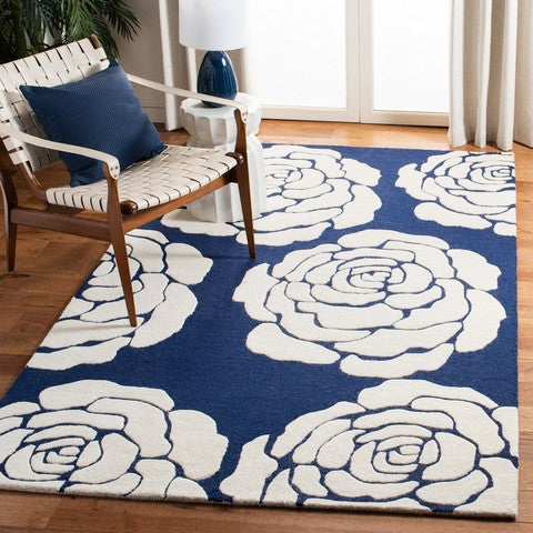 safavieh clearance cambridge cam782m navy rug