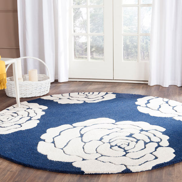 safavieh clearance cambridge cam782m navy rug