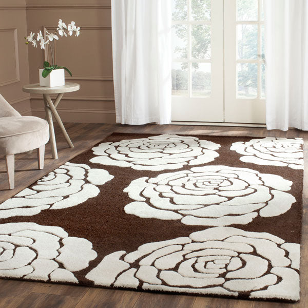 safavieh clearance cambridge cam782r brown rug