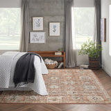 nourison oushak home ous01 rust rug