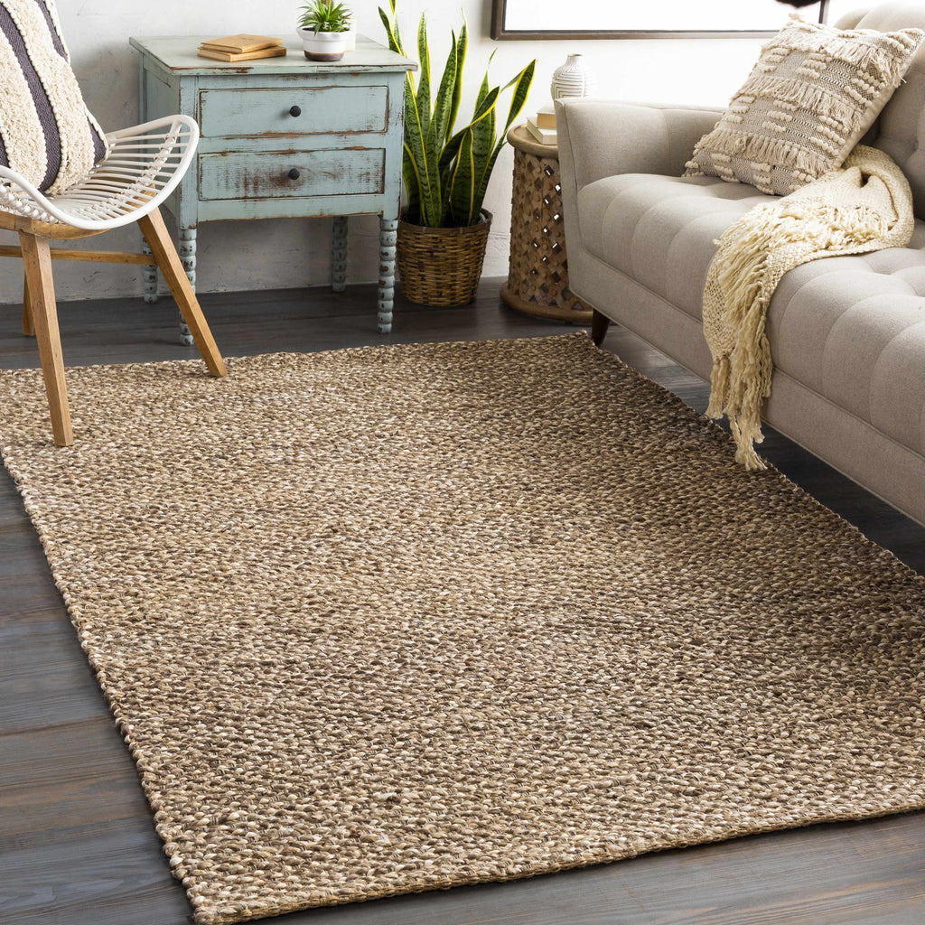Hauteloom Caspar CASPA Cream Woven/Flatwoven Jute Rug