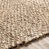 Hauteloom Caspar CASPA Cream Woven/Flatwoven Jute Rug