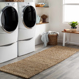 Hauteloom Caspar CASPA Cream Woven/Flatwoven Jute Rug