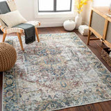 Hauteloom Catigbian CATIG Light Gray Machine Made Polyester Rug
