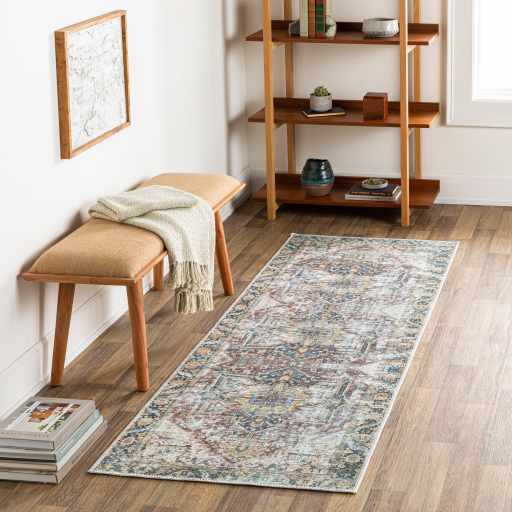 Hauteloom Catigbian CATIG Light Gray Machine Made Polyester Rug