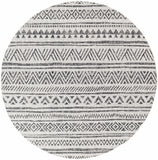 Hauteloom Catrine CATRI Black Machine Made Polypropylene Rug