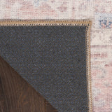 nourison vintage washables vws07 light blue rug