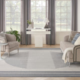 nourison astra machine washable asw05 ivory blue rug